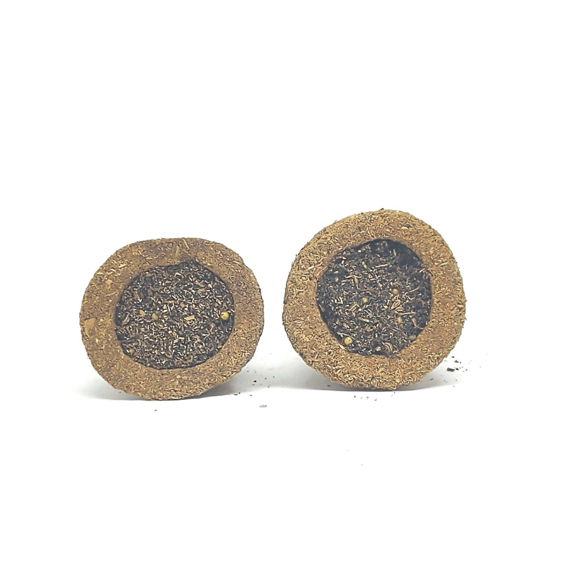 Cow Dung Sambrani Cups - 12 Cups