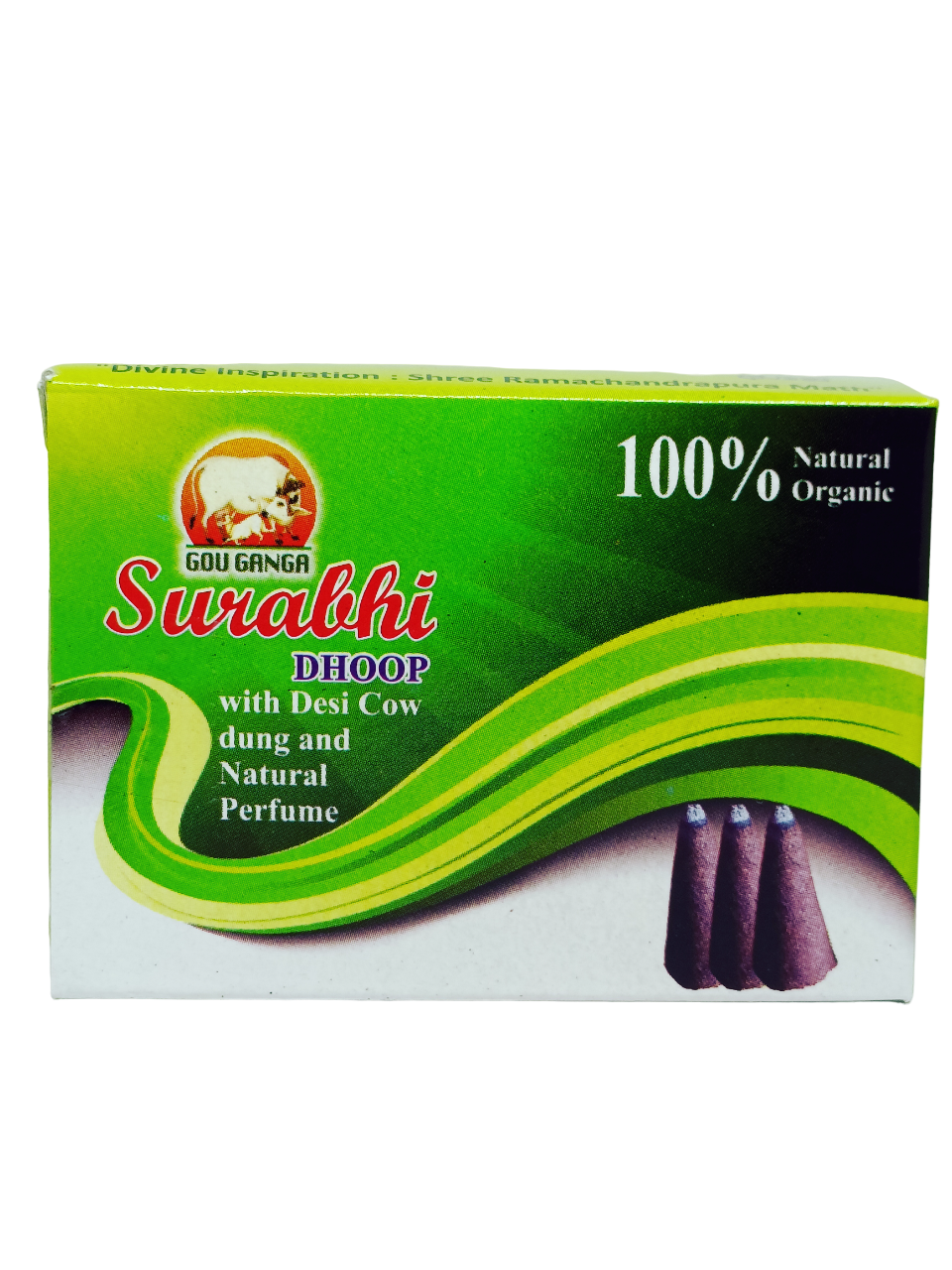 Gou Ganga Cow Dung Dhoop - 15 Cones